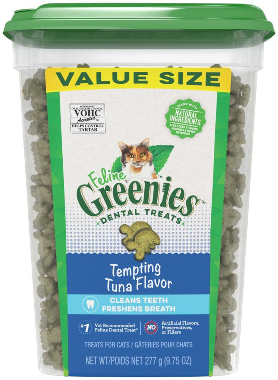Greenies FELINE Cat Dental Treat Tempting Tuna Flavor 9,75 oz