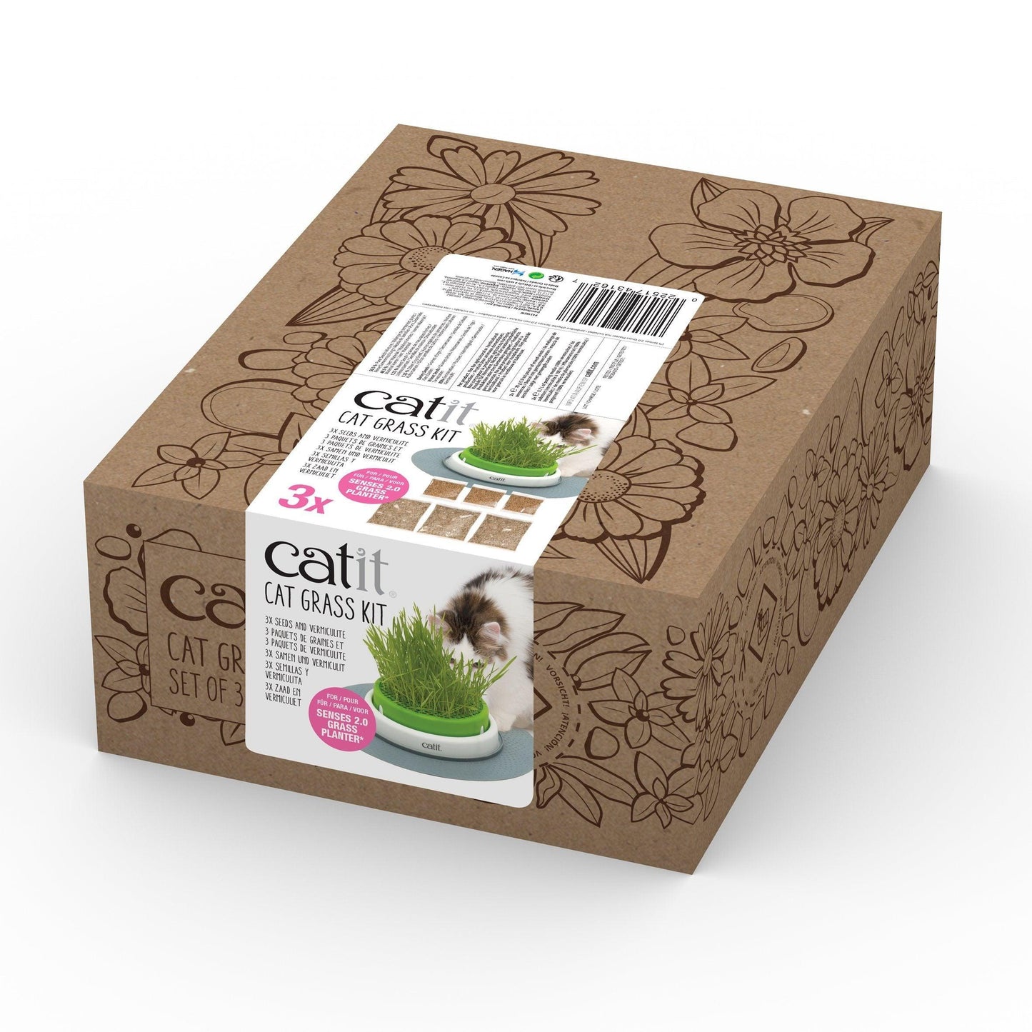 Catit Cat Grass Kit Set Of 3