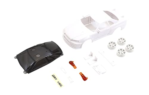 KYOSHO - Mzn206 Nissan Skyline Gt-R V-Spec - R34 White Body Set - W/Rim For Awd