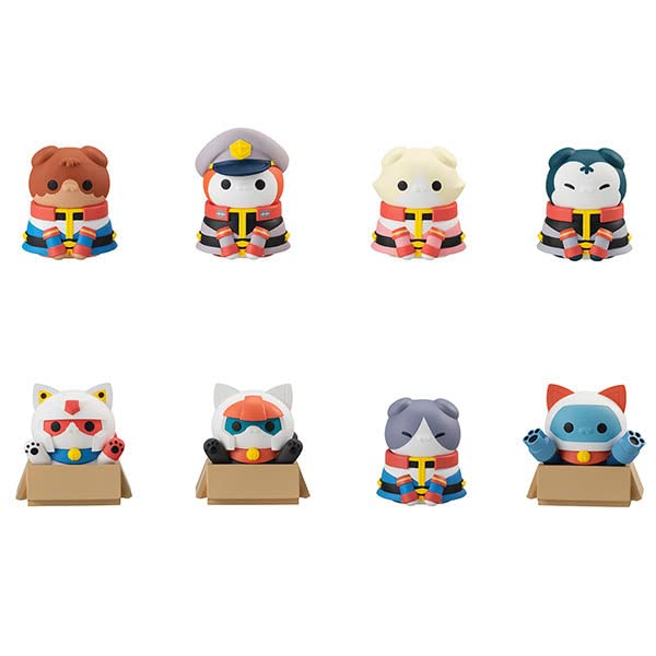 Mega Cat Project Mobile Suit Gundam Mobile Suit Nyandam It&S The Earth Federation Forces Meow! Box With 8 Pieces