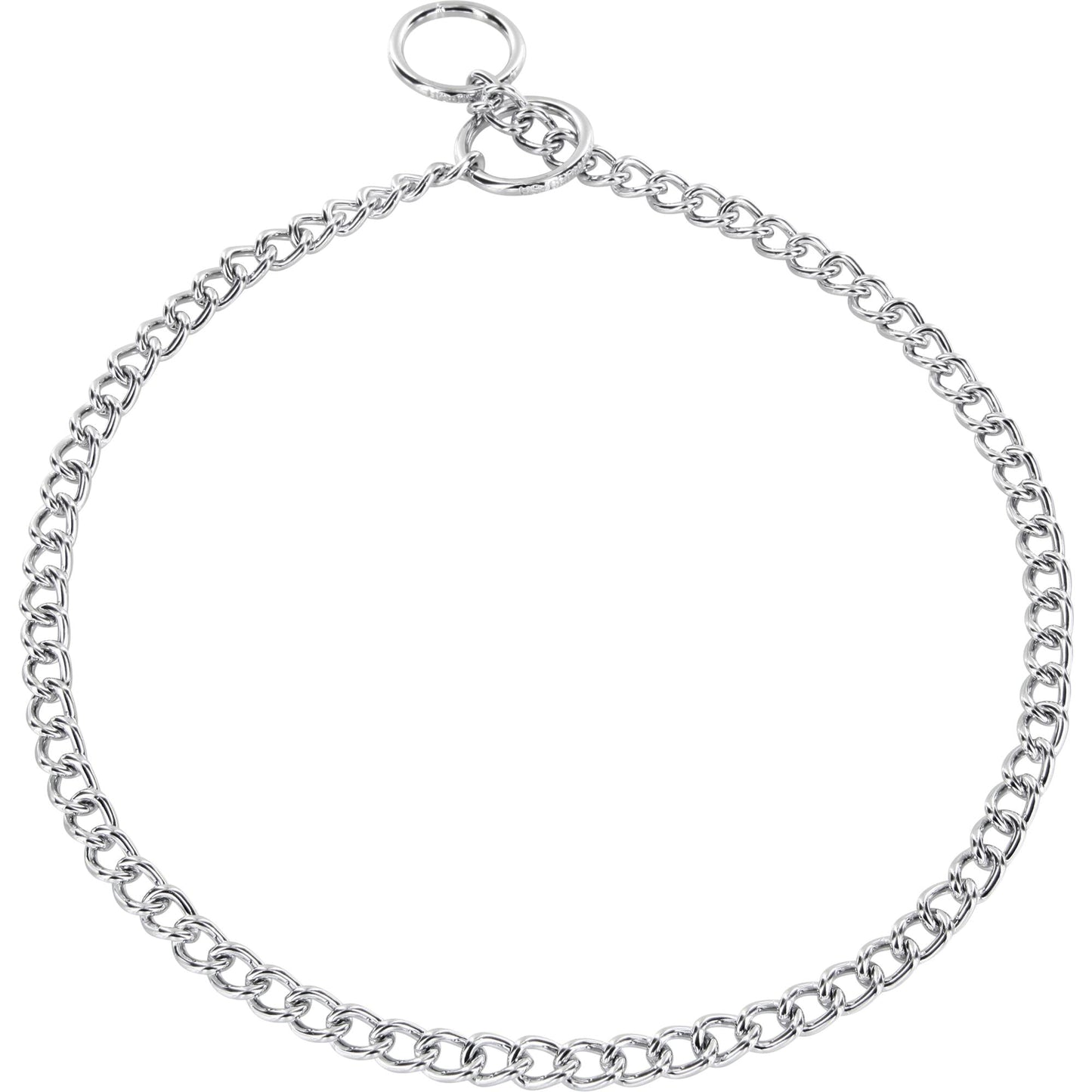 Herm Sprenger 2.0mm Chrome Standard Round Links, 50cm