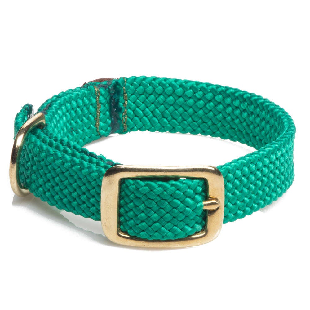 Mendota Doublebraided Collar 18" KELLY GREEN