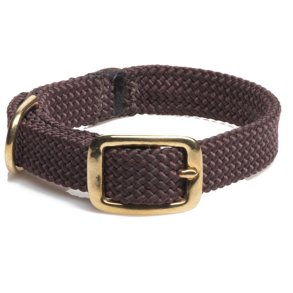 Mendota Doublebraided Collar 24" BROWN