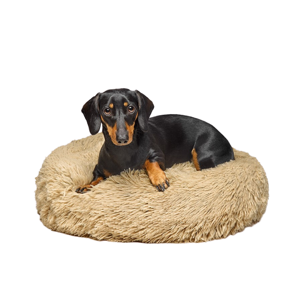 Fur King "Aussie" Calming Dog Bed - Brindle - 60 CM - Small
