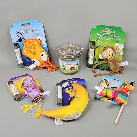 SMARTER PAW Meowijuana Organic Catnip Cat Toy Variety Pack (New)