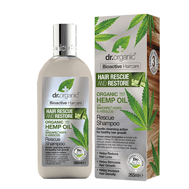 Dr Organic Hemp Rescue Shampoo 265ml