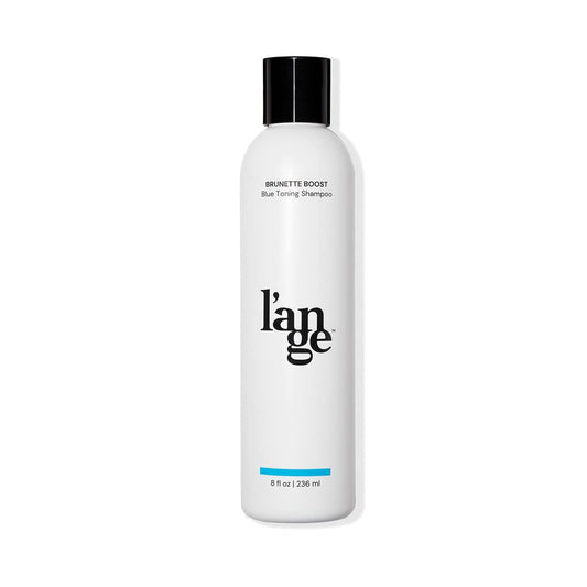 L'ANGE HAIR Brunette Boost Blue Toning Shampoo | Neutralizes Brassy Tones | Gentle Cleansing Formula