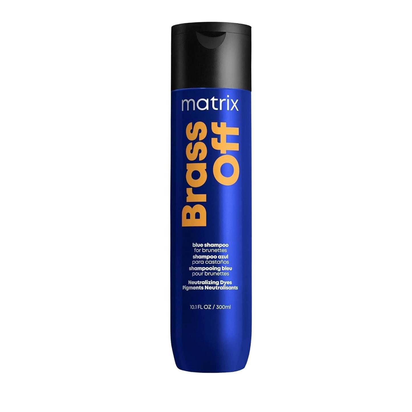 Matrix Brass Off Blue Color Depositing Shampoo Neutralizes Brassy Tones in Lightened or Color Treated Hair