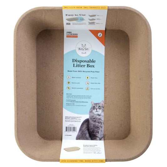 SmartyKat Kitty Sift Disposable Cat Litter Box 1ea/3 pk, Jumbo