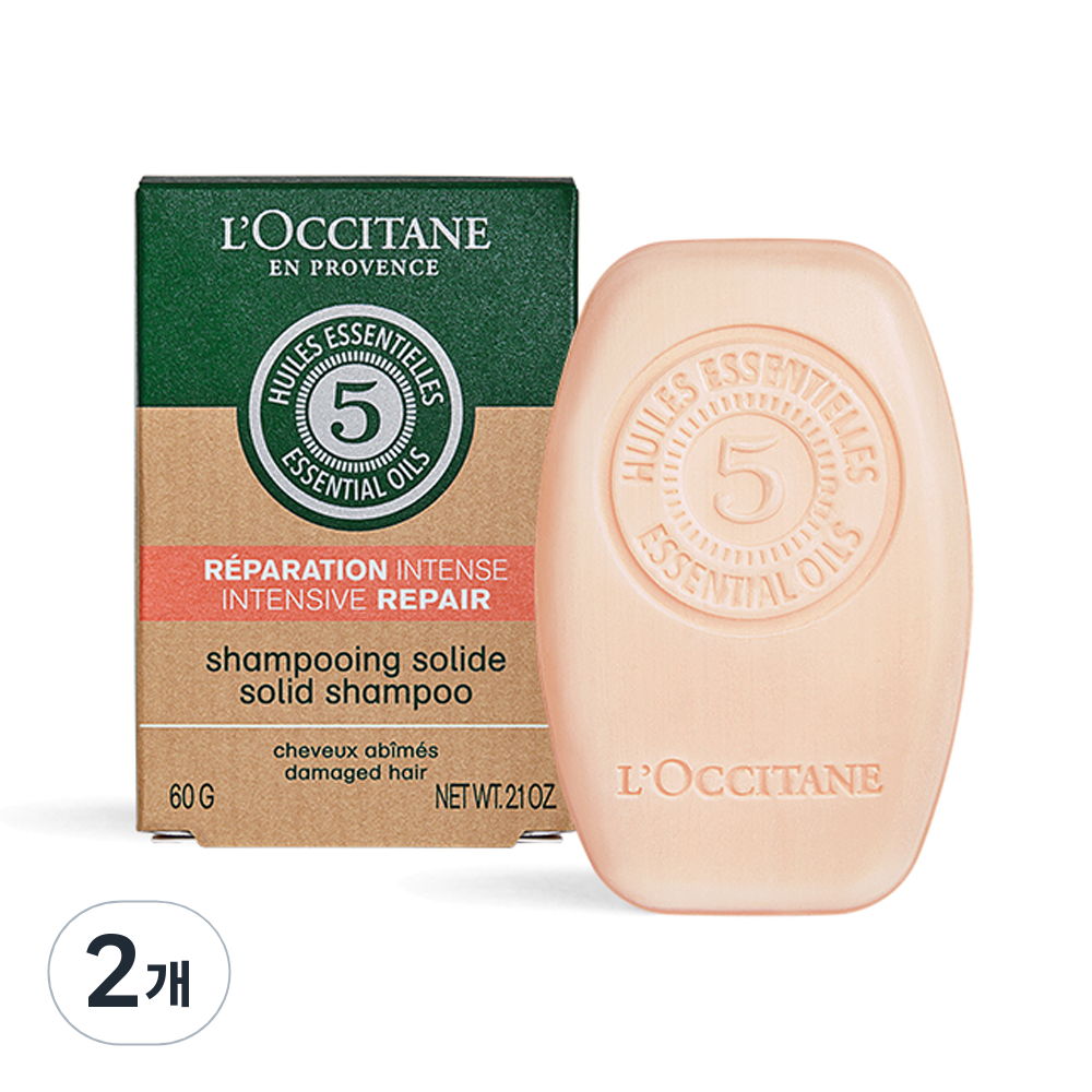 L'Occitane Intensive Repair Solid Shampoo, 60g, 1ea