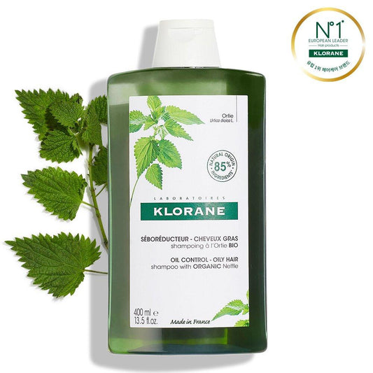 KLORANE Nettle No Sebum Shampoo 400mL (for oily scalp)