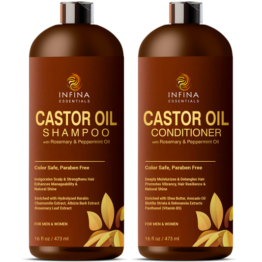 Castor Oil Shampoo and Conditioner Set