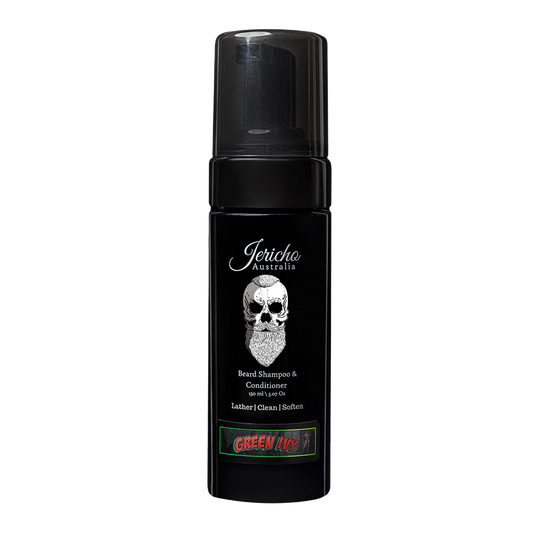 Jericho 2 in 1 Beard Shampoo & Conditioner 150ml - Green Ivy