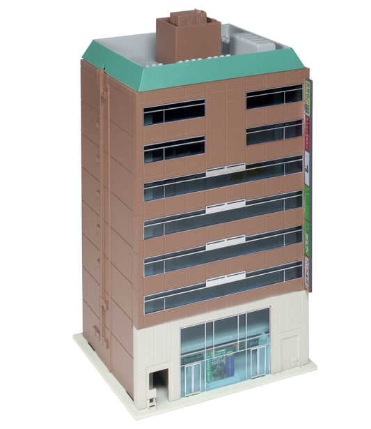 Kato N Gauge Brand Building 2 Brown 23-439B Diorama Supplies