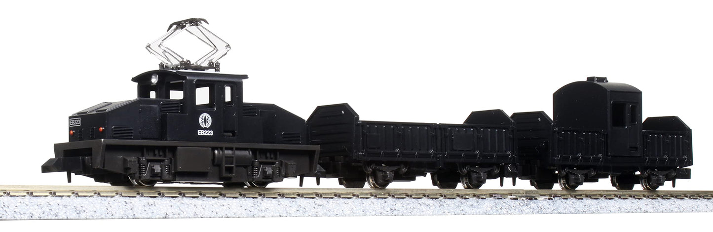 Kato N Gauge 10-504-3 Black Freight Train Locomotive Set
