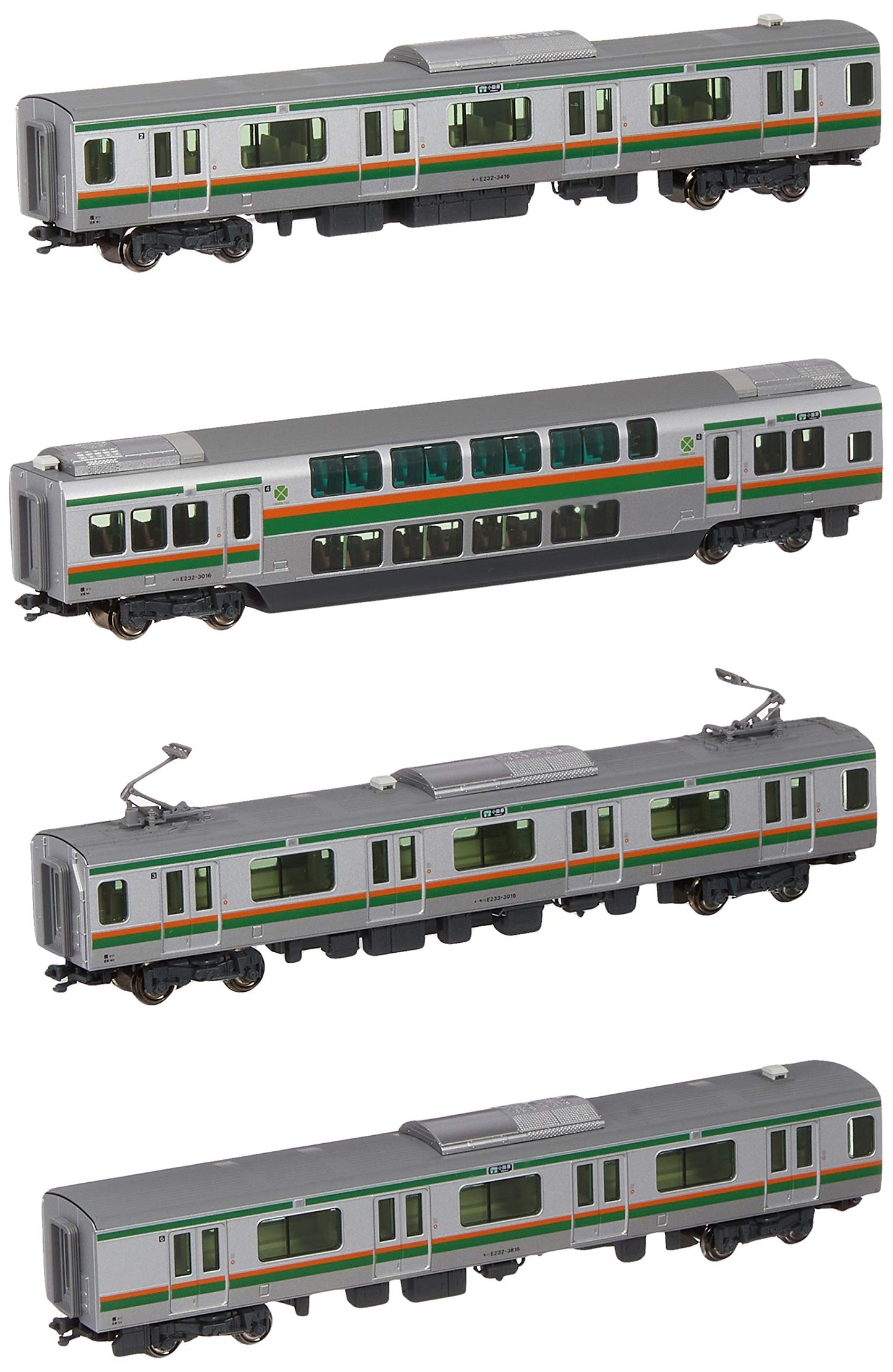 KATO 10-1268 Jr Series E233-3000 Tokaido/Ueno Tokyo Line 4 Cars Add-On Set A N Scale