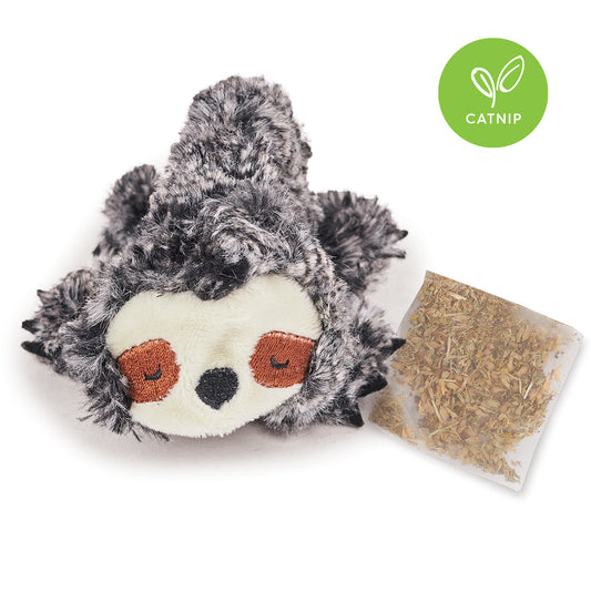 Sleepy Sloth with catnip