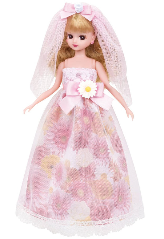 TAKARA TOMY Licca Doll Flower Wedding Dress Set Doll Not Included  842033