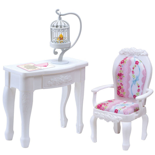 TAKARA TOMY Licca Doll Princess Chair & Table Doll Not Included  852858