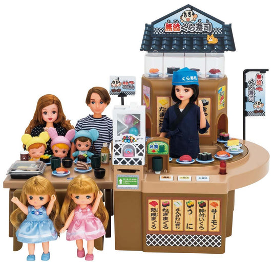 TAKARA TOMY - Licca Doll Conveyor Belt Sushi Shop Muten Kura-Sushi - 818670