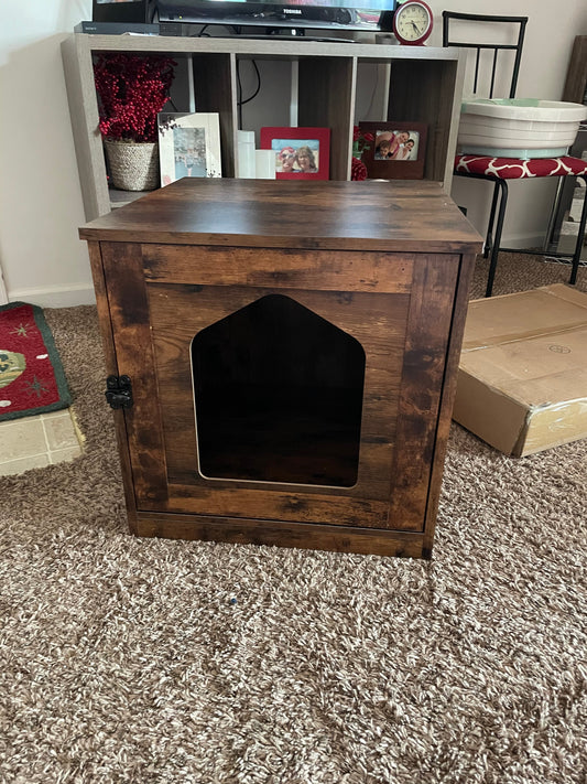 Cat Litter Box Enclosure, Hidden Litter Box Furniture