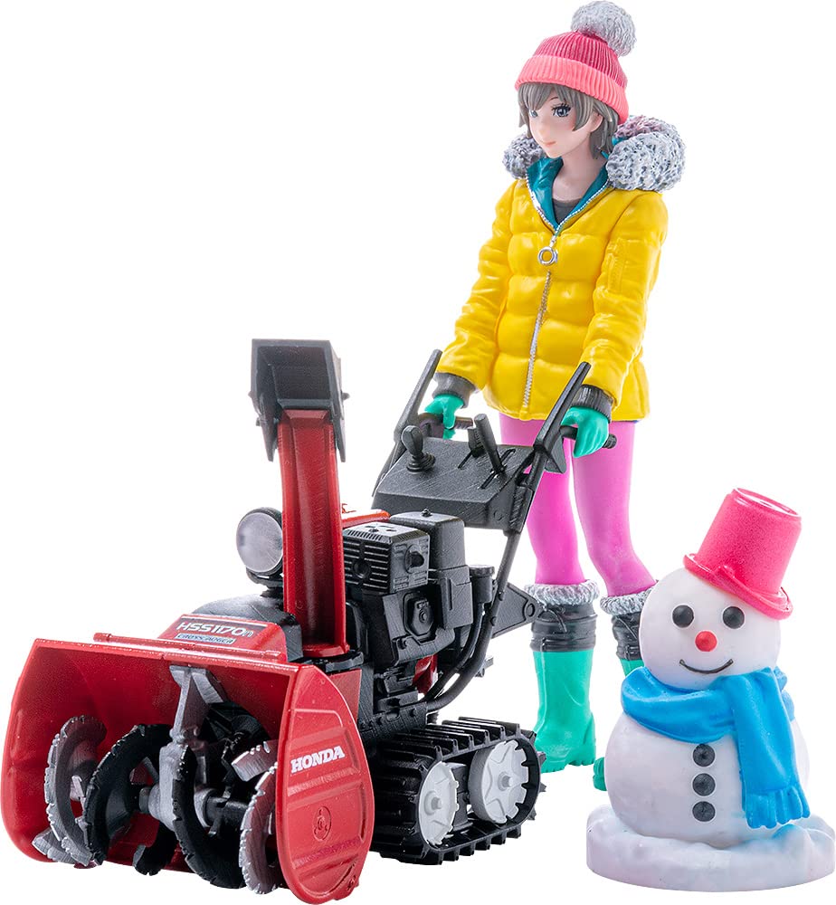 Max Factory Plamax Mf 62 Minimum Factory Minori With Honda Small Snowblower Japanese Scale Plastic Toys