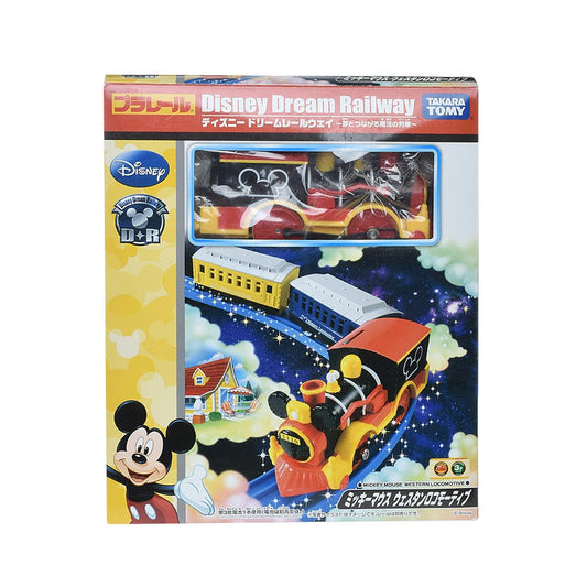 TAKARA TOMY Pla-Rail Plarail Disney Dream Railway Mickey Western Locomotive 497127