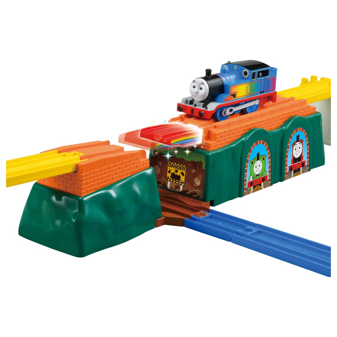TAKARA TOMY Pla-Rail Thomas The Tank Engine Let'S Cross The Rainbow Bridge