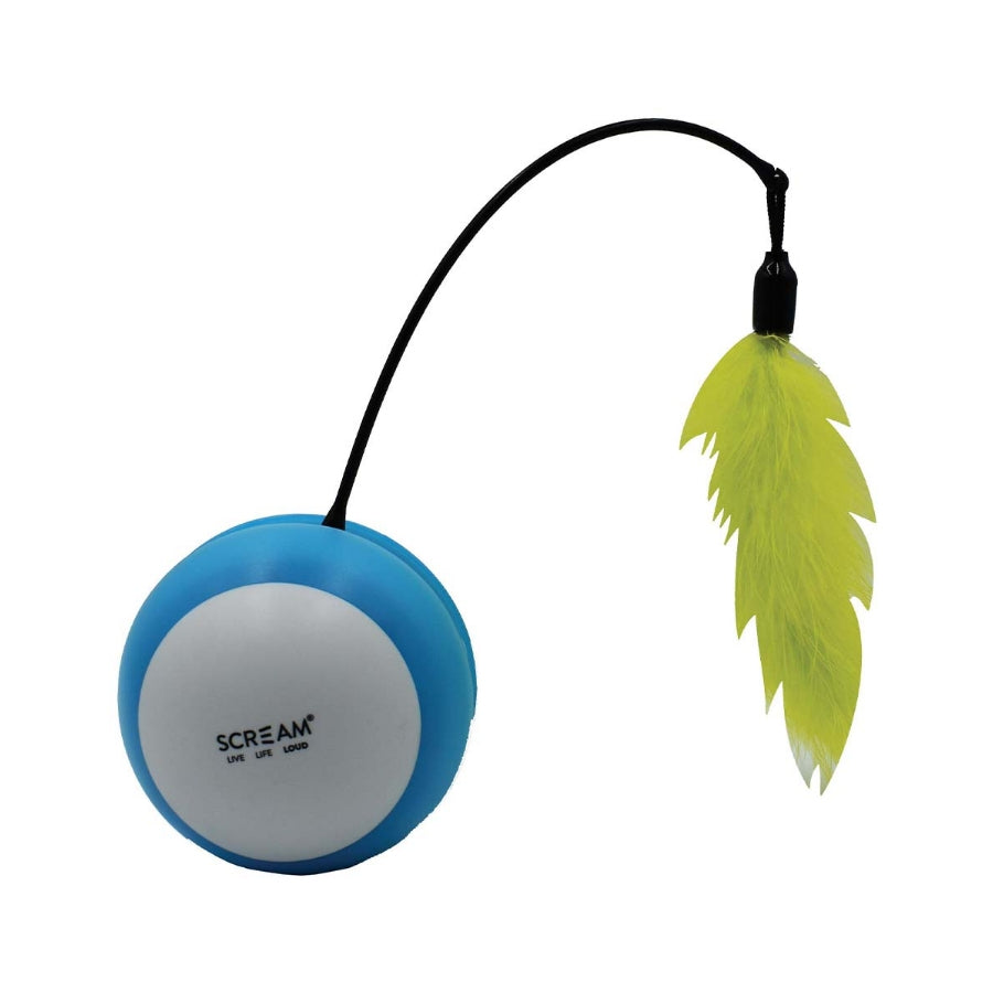 Scream Roll O Tumbling Ball Cat Toy Loud