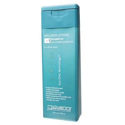 GIOVANNI Wellness System with Chinese Botanicals Organic Shampoo - 250ml