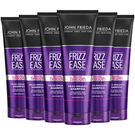 John Frieda Beyond Smooth Frizz Immunity Shampoo Bulk - 8.45 Fl Oz - 6 Pack