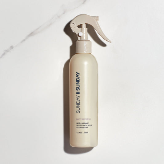 Root Refresh Micellar Rinse Dry Shampoo Alternative with Apple Cider Vinegar